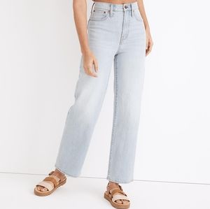 Madewell The Perfect Vintage Wide-Leg Crop Jean in Edmunds Wash Size 26
